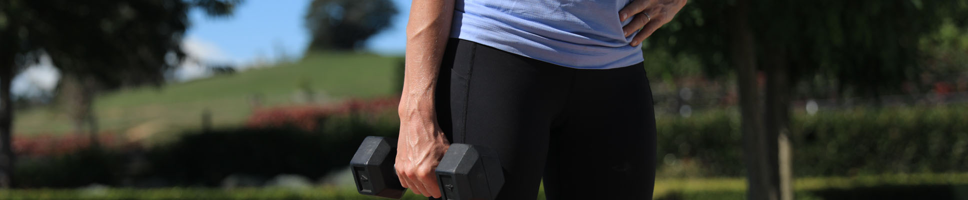 The equipment used in the DRT4 program, including a mobility ball for fascia work
